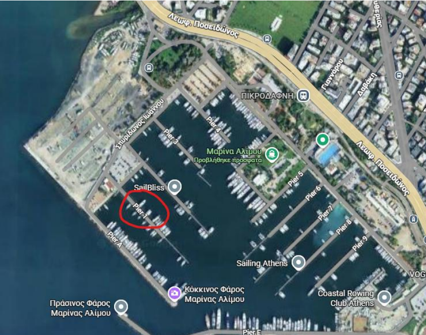 Athens, Alimos Marina (Anassa Sailing)