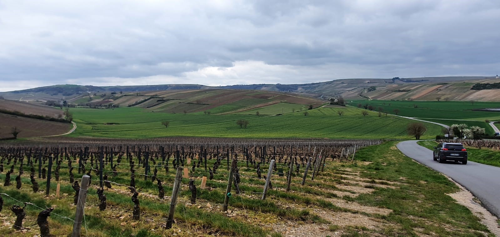 Idylliska landskaper i Frankrike