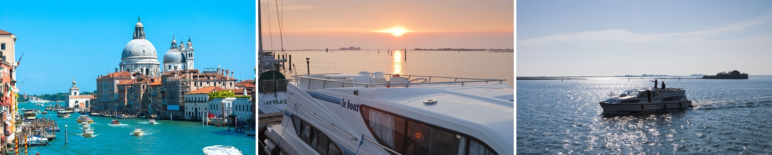 Kanalb&aring;tar i Venedig