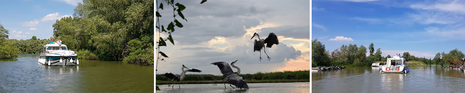 Kanalb&aring;tar i Ungern