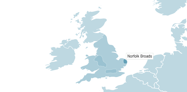 Karta &ouml;ver Cambridge