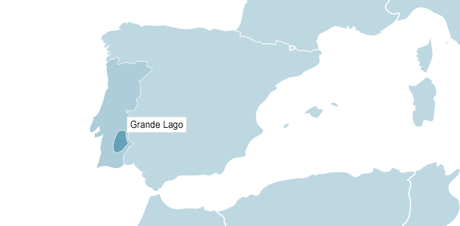 Karta över Grande Lago